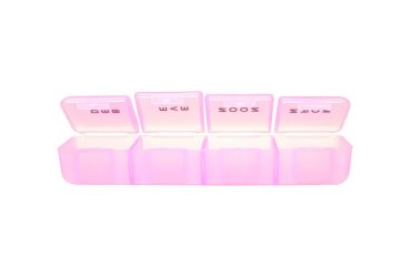 Daily Travel Pill Box With 4 Compartments 4 Piece Pack Shantys Pillmate Day Out Medication Pill Box Pill Boxes Product Tablets 4 Dose Pill Organiser Multi Dispenser Portable Light Uk 319026