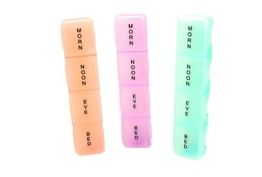 Daily Travel Pill Box With 4 Compartments 4 Piece Pack Shantys Pillmate Day Out Medication Pill Box Pill Boxes Product Tablets 4 Dose Pill Organiser Multi Dispenser Portable Light Uk 419026