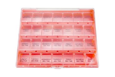 Extra Large Compartment For 4 Daily Doses Full Week Dispenser Shantys Medication Pill Box Pillmate Tablets 7 Days Pill Organiser Multi Large Dose Dispenser Product Portable Uk 519021