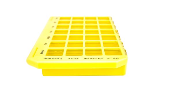 Large Multi Dose Weekly Pill Box Dispenser 4 Times Daily Shantys Pillmate Pillbox Pill Box Medication Box Tablets Box Large Capacity Compartments Full Weeks Dosage Essex Dagenham London Uk 2 19025