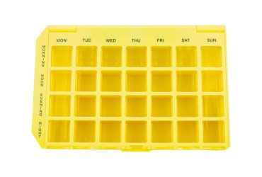 Large Multi Dose Weekly Pill Box Dispenser 4 Times Daily Shantys Pillmate Pillbox Pill Box Medication Box Tablets Box Large Capacity Compartments Full Weeks Dosage Essex Dagenham London Uk 4 19025