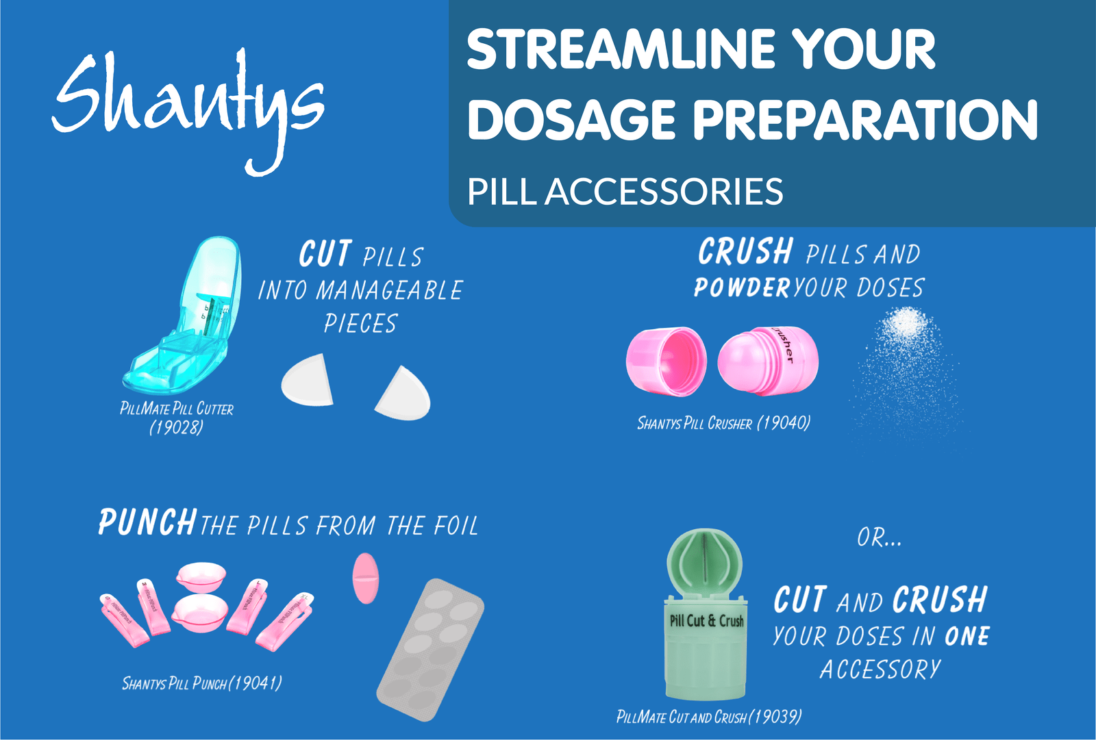 Make Your Life Easier with Our Pill Accessories to Streamline Your Dosage Preparation!