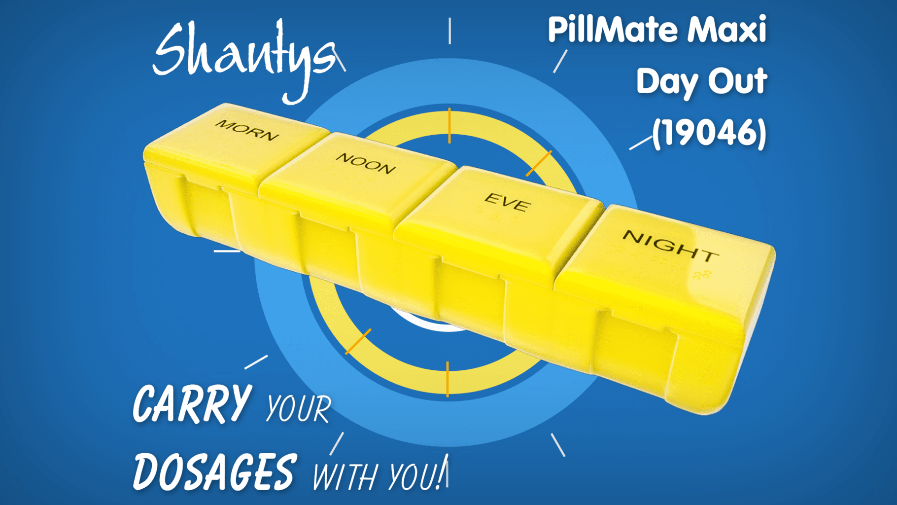 The perfect pillbox for bringing on your travels!