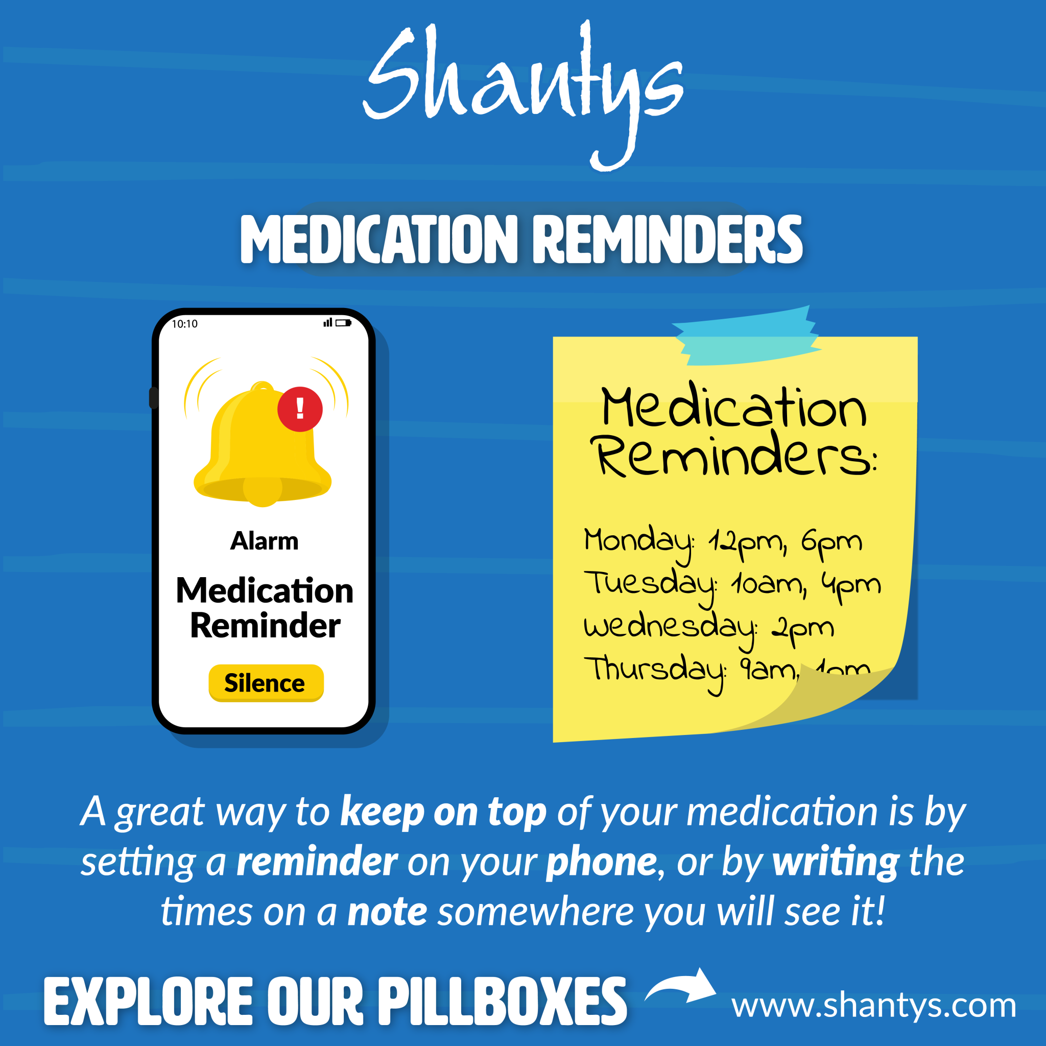 How To Always Stay Reminded Of Your Medication Schedule - Shantys ...