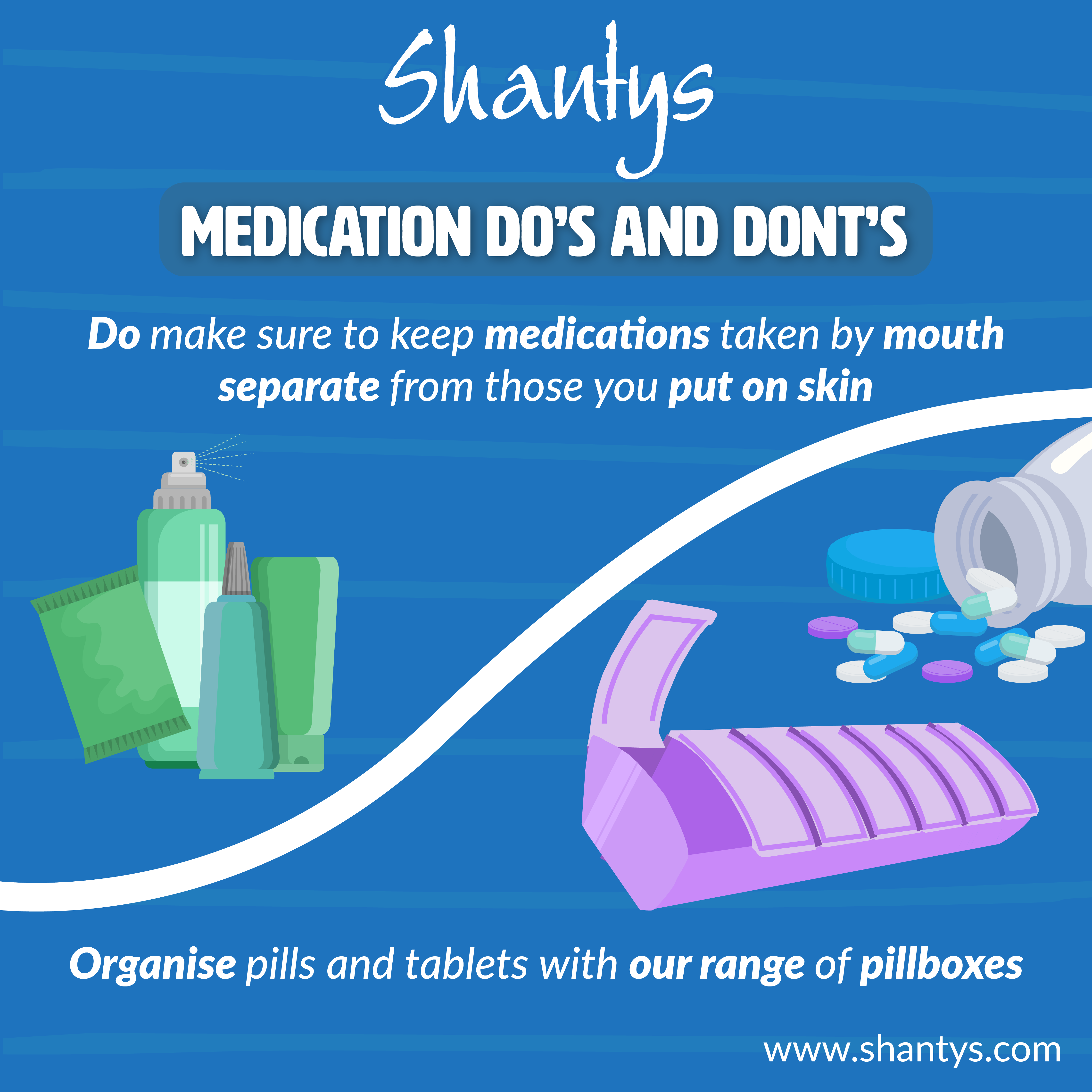 Medication Do’s and Don’ts: Do Keep Medications Taken by Mouth Separate From Those you Put on Skin