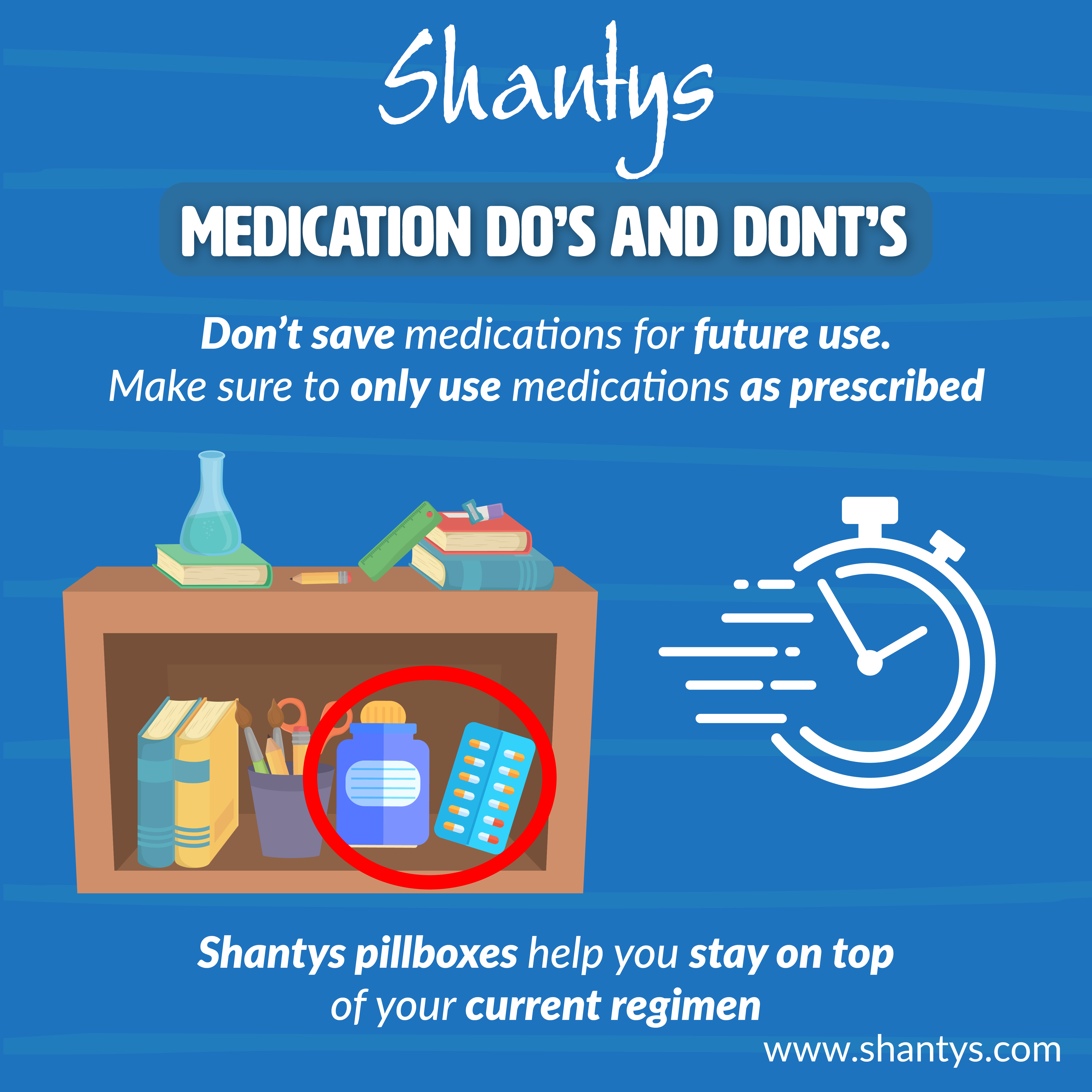 Medication Do’s and Don’ts: Don’t Save Medications for Future Use
