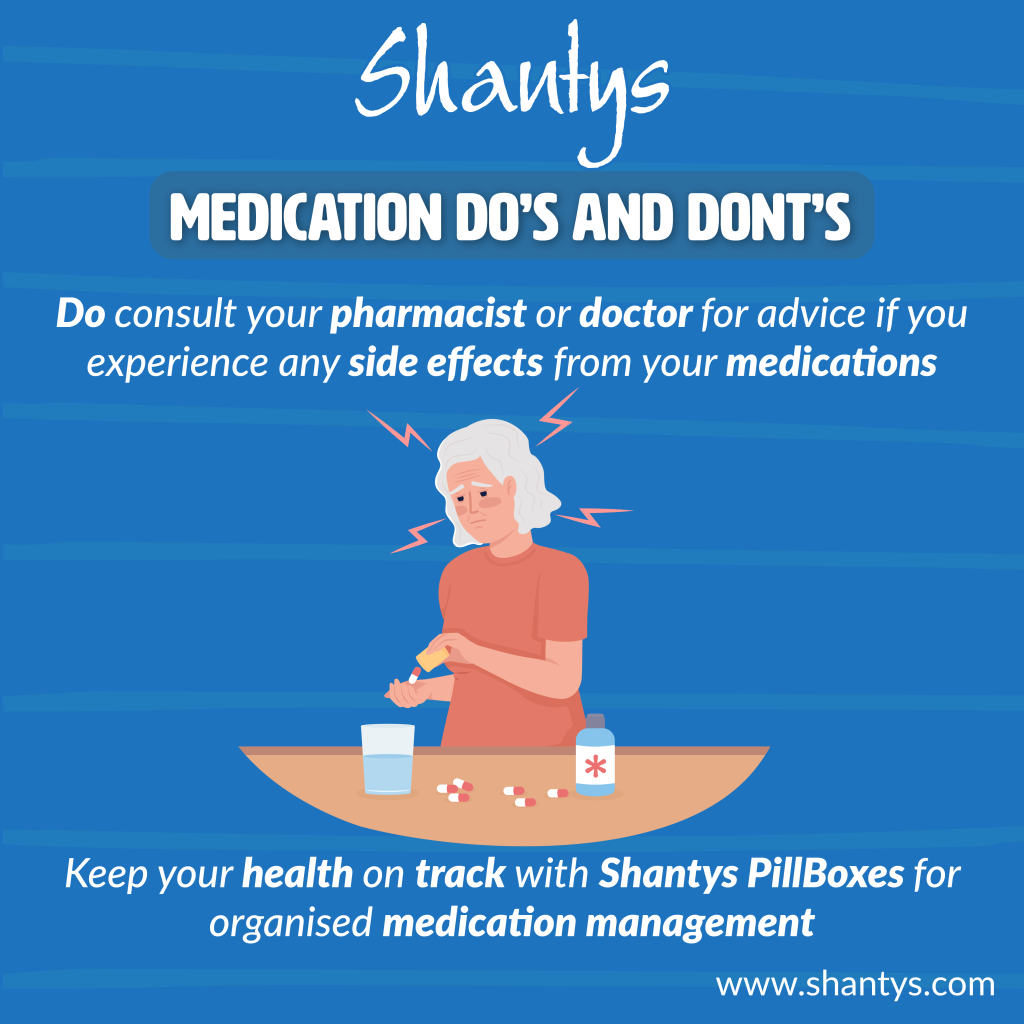 Do Ask Your Pharmacist For Advice If You Experience Any Side Effects From Your Medications V001 001