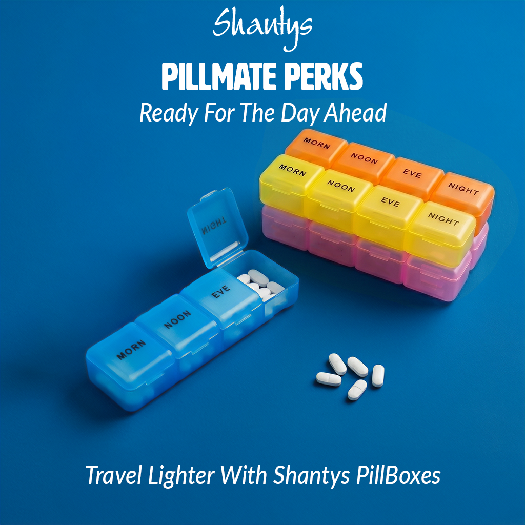Pillmate Perks Maxi Day Out Travel Pill Box Shantys Pillmate 19046 V01 002