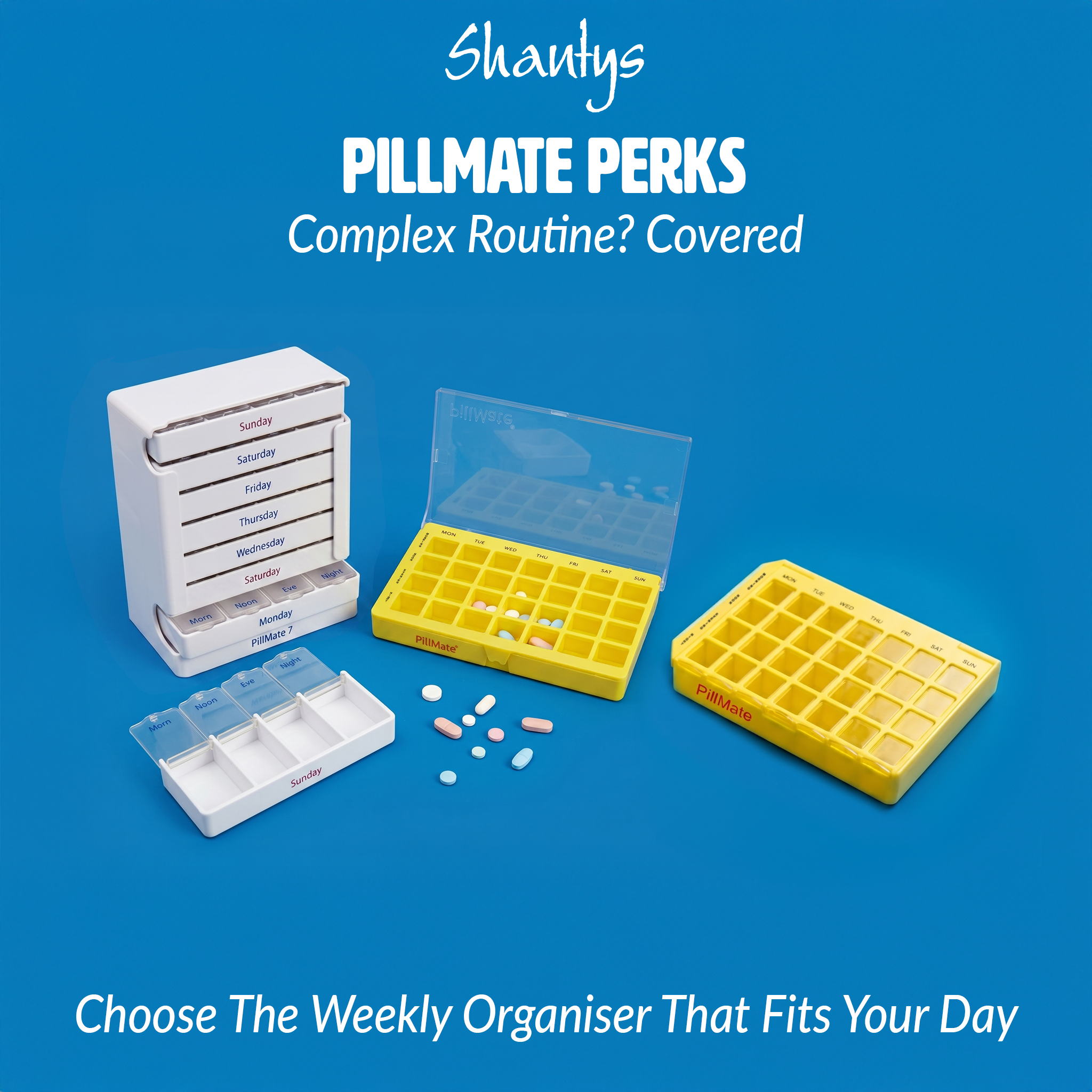 PillMate Perks – Compare the multi-dose weekly options